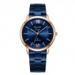 Alexandre Christie AC 8689 Rosegold Blue Man MHBURBU